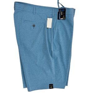 NWT $49.50 Performance Fabric Shorts by Roundtree & Yorke 9” Inseam